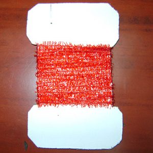 CHENNILLE CACTUS RED